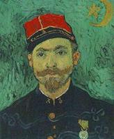 Gogh, Vincent van - Portrait of Milliet, Second Lieutanant of the Zouaves